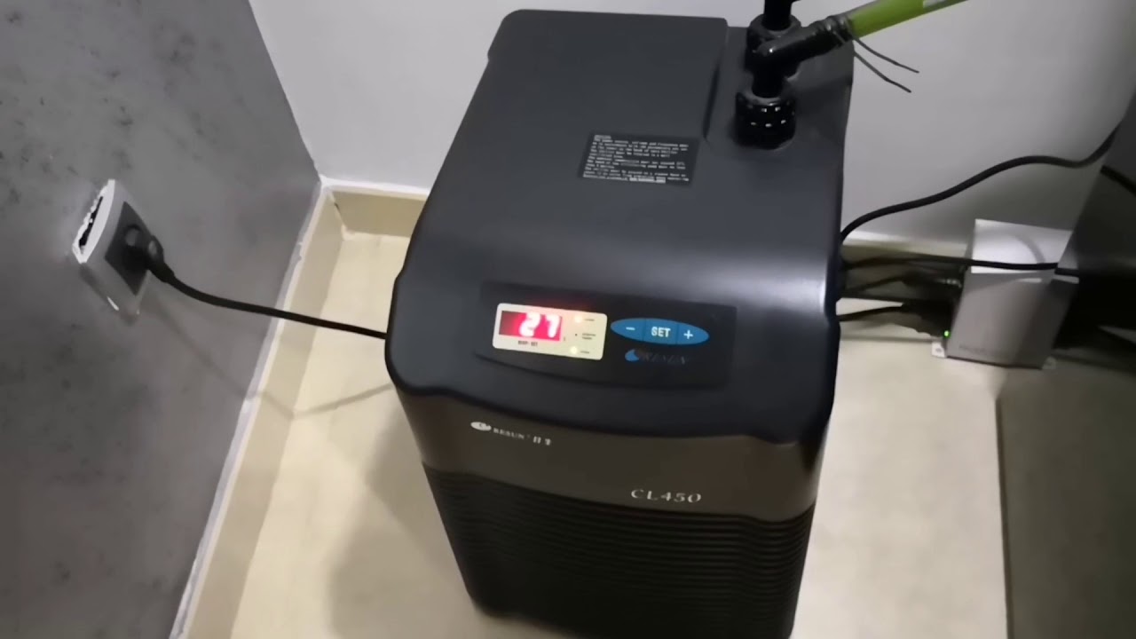 Enfriador marino resun cl450 - YouTube