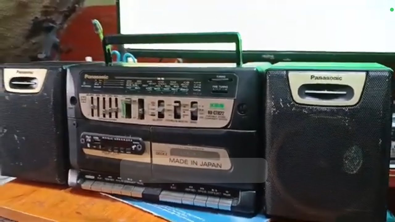 ( Sold ) 7288022810 Panasonic RX-CT822 XBS Boom Box Radio working Bluetooth USB FM AUX support Japan