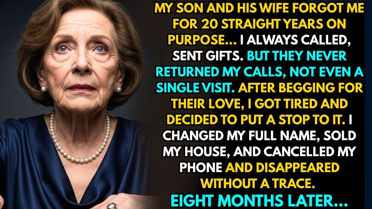 My Son and His Wife Purposely Forgot Me for 20 Years, So I Changed My Name & Never Came Back