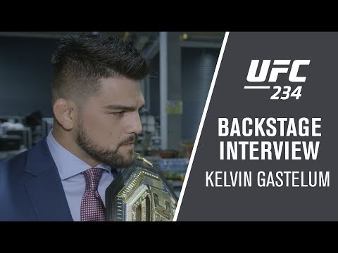 UFC 234: Kelvin Gastelum - "I Earned This Belt"