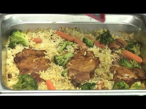 Recipe for Chicken With Rice, Cheese & Vegetables : Vegetable Dishes