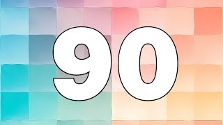 90 seconds Countdown Timer - Pastel Grid