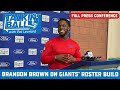 Giants assistant GM Brandon Brown on Jaxson Dart, Jameis Winston, Beaux Collins, roster construction