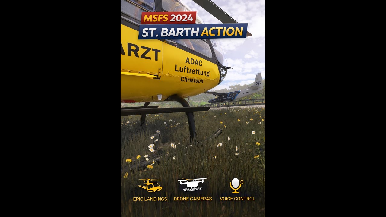 Extreme St. Barth Landings ✈️🎥 | TFFJ Challenge & Cinematic Camera Control | MSFS 2024 LIVE