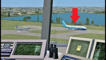 Air Traffic Con-TROLLING in Flight Simulator X (Boston Int