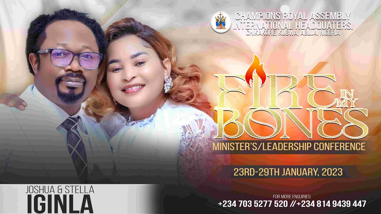 7DAYS PROPHETIC MARATHON (FIRE IN MY BONES PROPHECTIC CONFERENCE) WITH JOSHUA IGINLA (DAY 6)