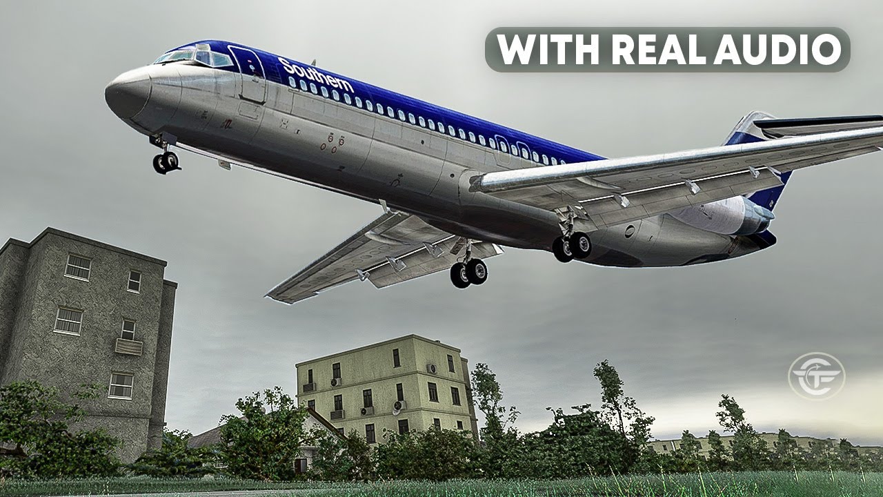 All Engines Shut Down in Mid-Flight | Landing on a Highway in Georgia (With Real Audio)