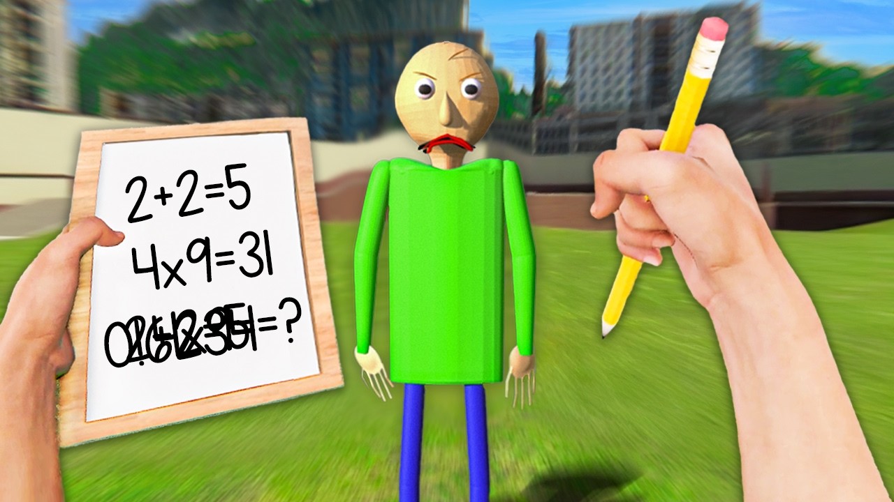 Bu Hoca Kafayı Yemiş | Baldi's Basics VR