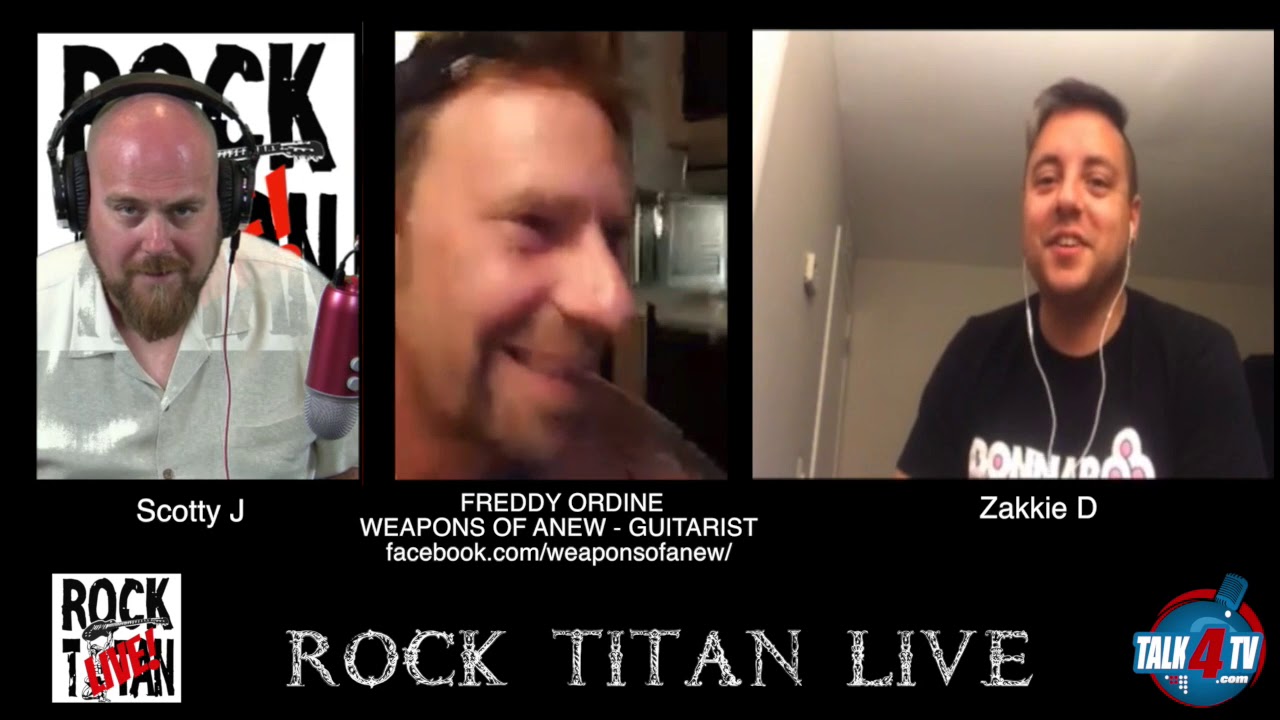 Weapons of Anew guitarist Freddy Ordine on Scott Stapp tour