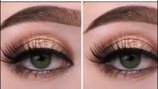 Classic Brown Glitter Eye Makeup Tutorial Classic Brown Glitter Eye Makeup Tutorial
