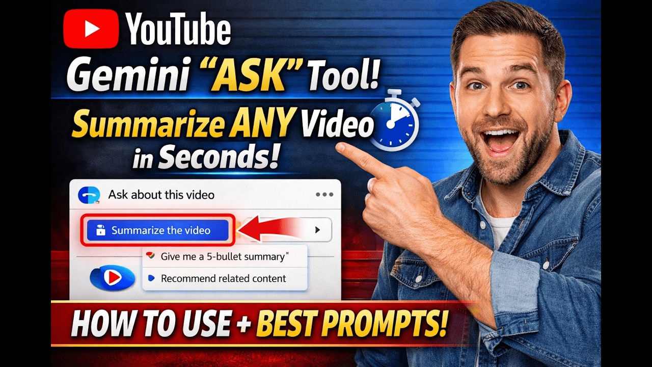 YouTube's Gemini Ask Tool Saved Me Hours This Week - Video thumbnail