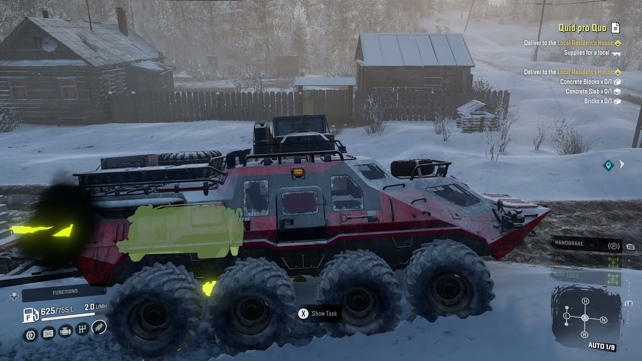 Snowrunner phase 4 . Quid pro quo task and a upgrade location.