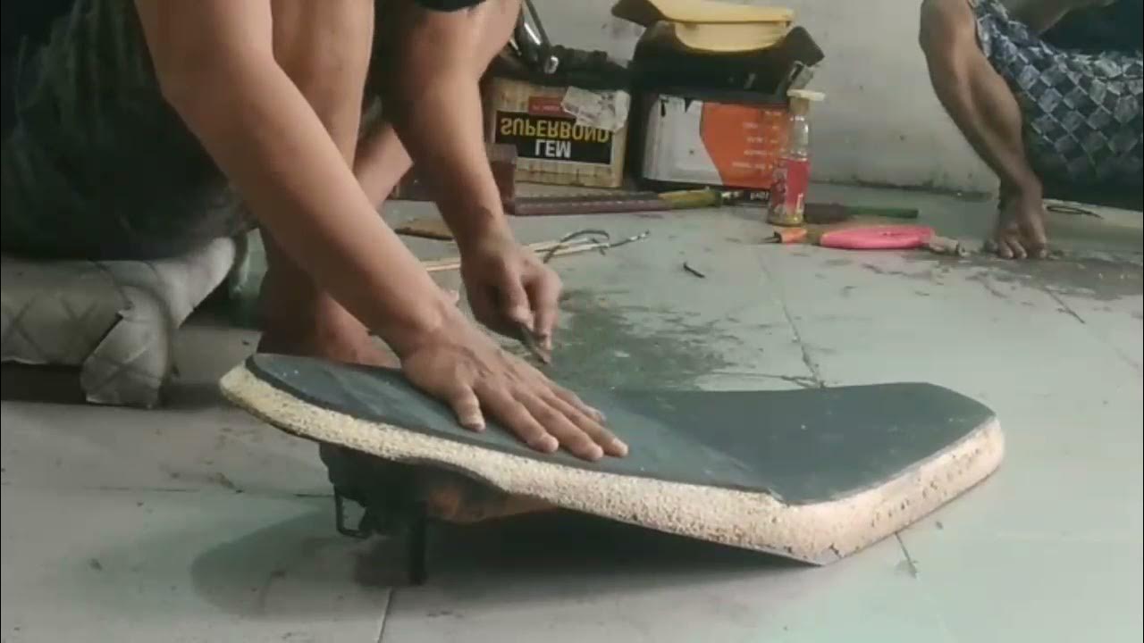 Modif jok mio soul karbu SlimThailok - Pemasangan matras dan custome