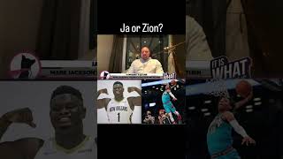 Famous @markjackson SAID HE WOULD HAVE PICKED JA OVER ZION IN THE 2019 DRAFT. Wealth