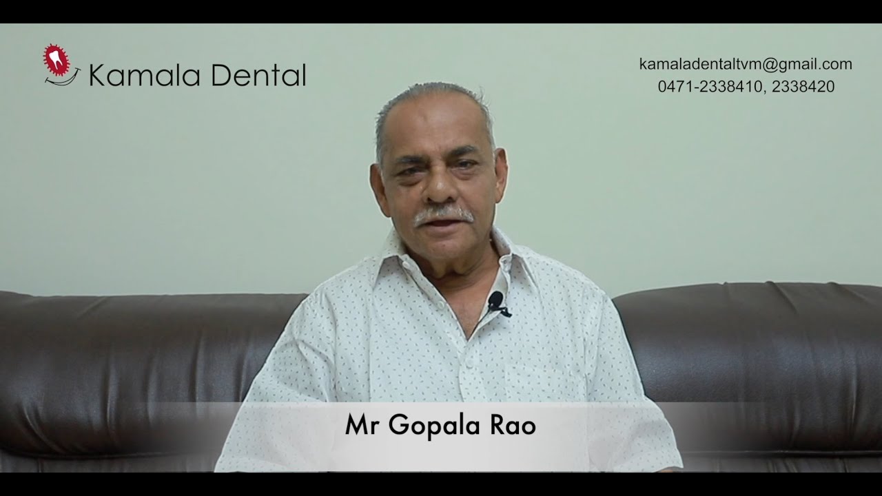 I can eat now | Best Dental Hospital in Thiruvananthapuram, Kerala | Kamala Dental