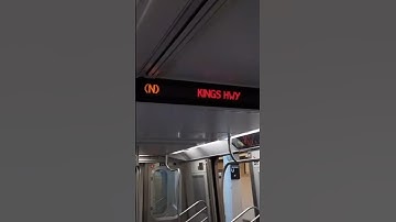 Throwback: Manhattan bound R160 (N) train announcement