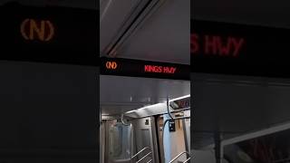 Throwback Manhattan Bound R160 N Train Announcement