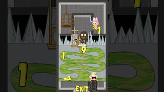 Labubu + Meme61 Vs Meme67 in Maze : Say the correct password and you're free!