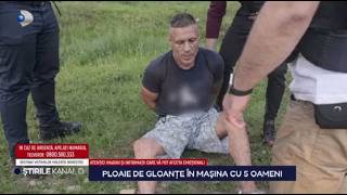 Stirile Kanal D - Ploaie de gloante in masina cu 5 oameni! | Editie de seara