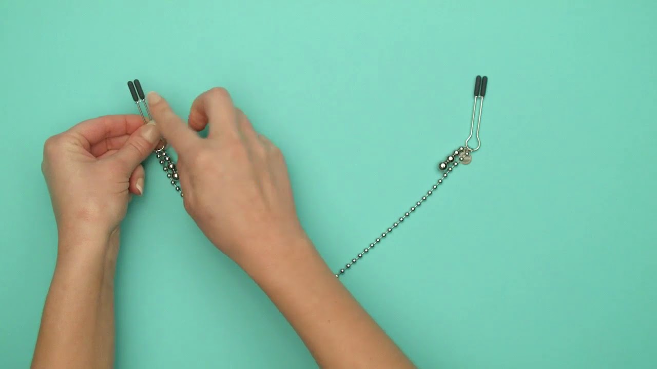 Fifty Shades Darker At My Mercy Chained Nipple Clamps | KissKiss.ch