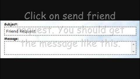 ROBLOX Tutorial August 2009 How to Send Friend Requests