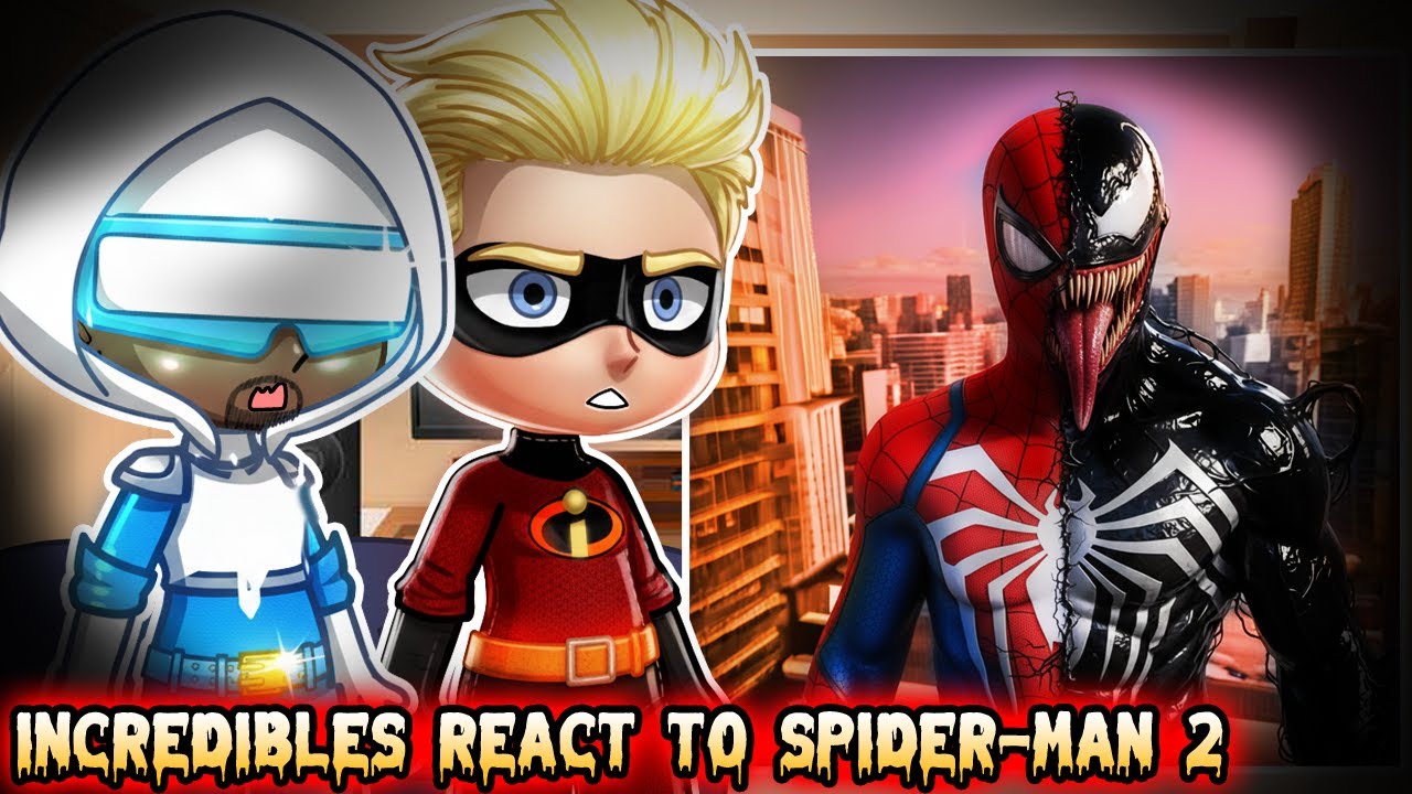 Incredibles React To Spider-Man 2 | Peter Parker | Gacha React