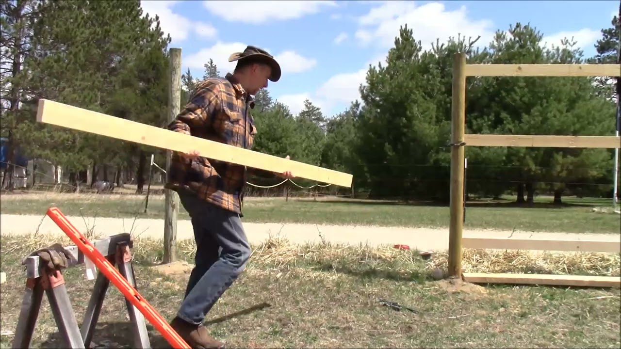 Working On Our Homestead Privacy Fence YouTube