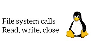 10. OSD File System Calls open,read,write,close all others in Unix #unix #linux #filesystemcalls