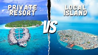 Maldives: Private Resort vs. Local Island – Main differences, Which is Right for You? 🌴🏝