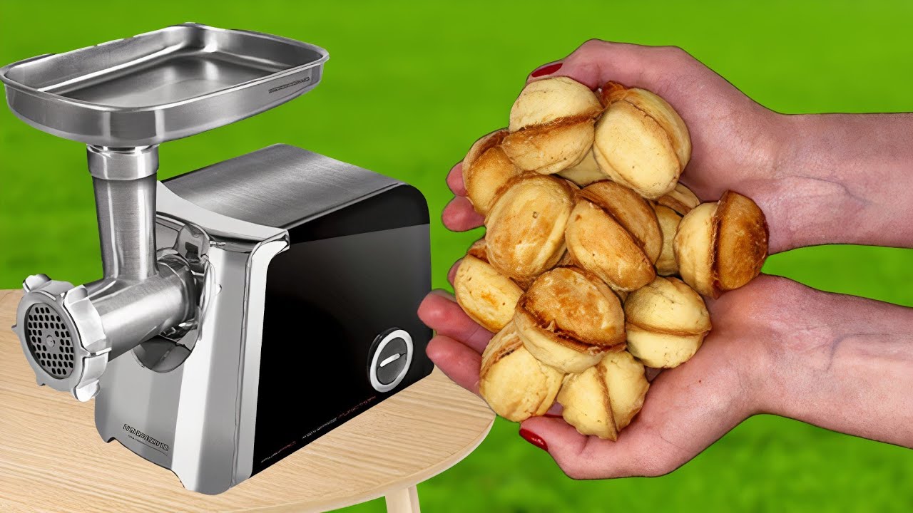 EXPERIMENT NUT COOKIES vs MEAT GRINDER