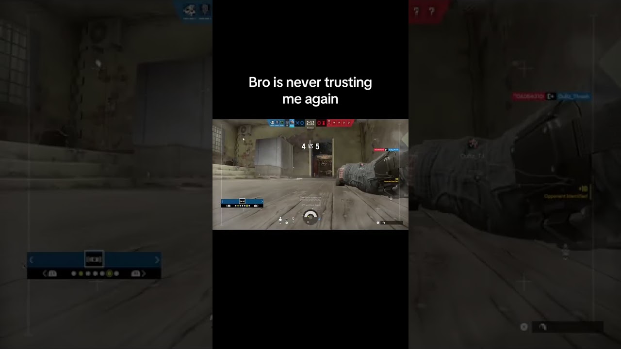 Bro is never trusting me again - R6