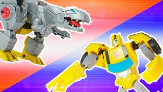 Bumblebee's Giant Robot Construction | The Play-Doh Show | Transformers Official screenshot 5