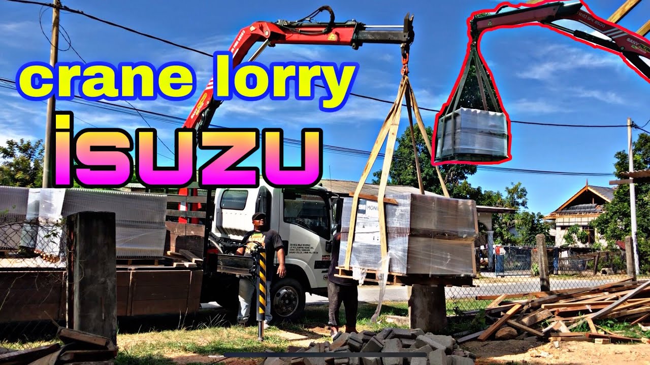 CRANE LORRY TURUNKAN BARANG || PALFINGER || HEAVY DUTY