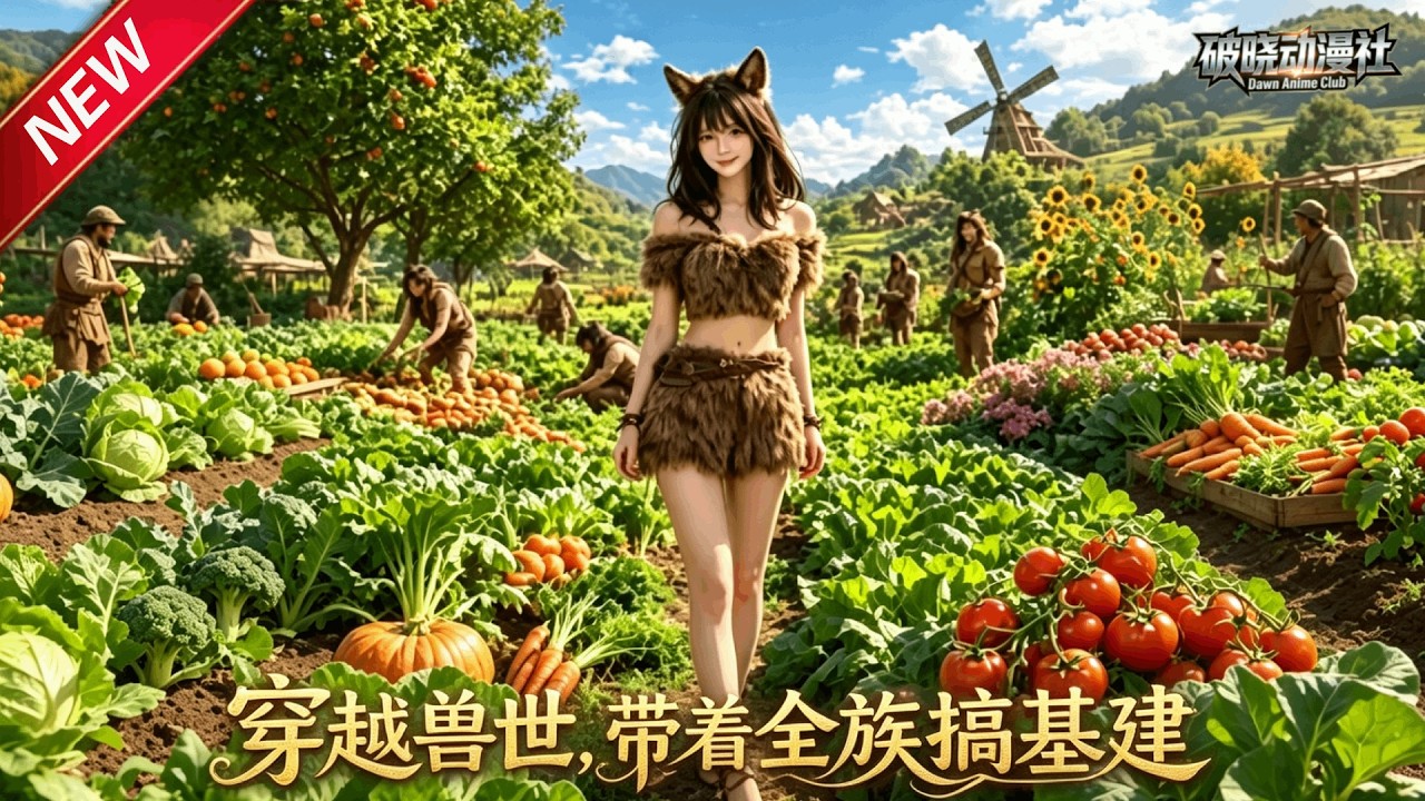 MULTISUB📢新番上线《穿越兽世，带着全族搞基建》第1~128集丨少女穿越兽人蛮荒世界，行医授技建设部落，化身神明守护整片大陆！#最新漫剧 #破晓动漫社