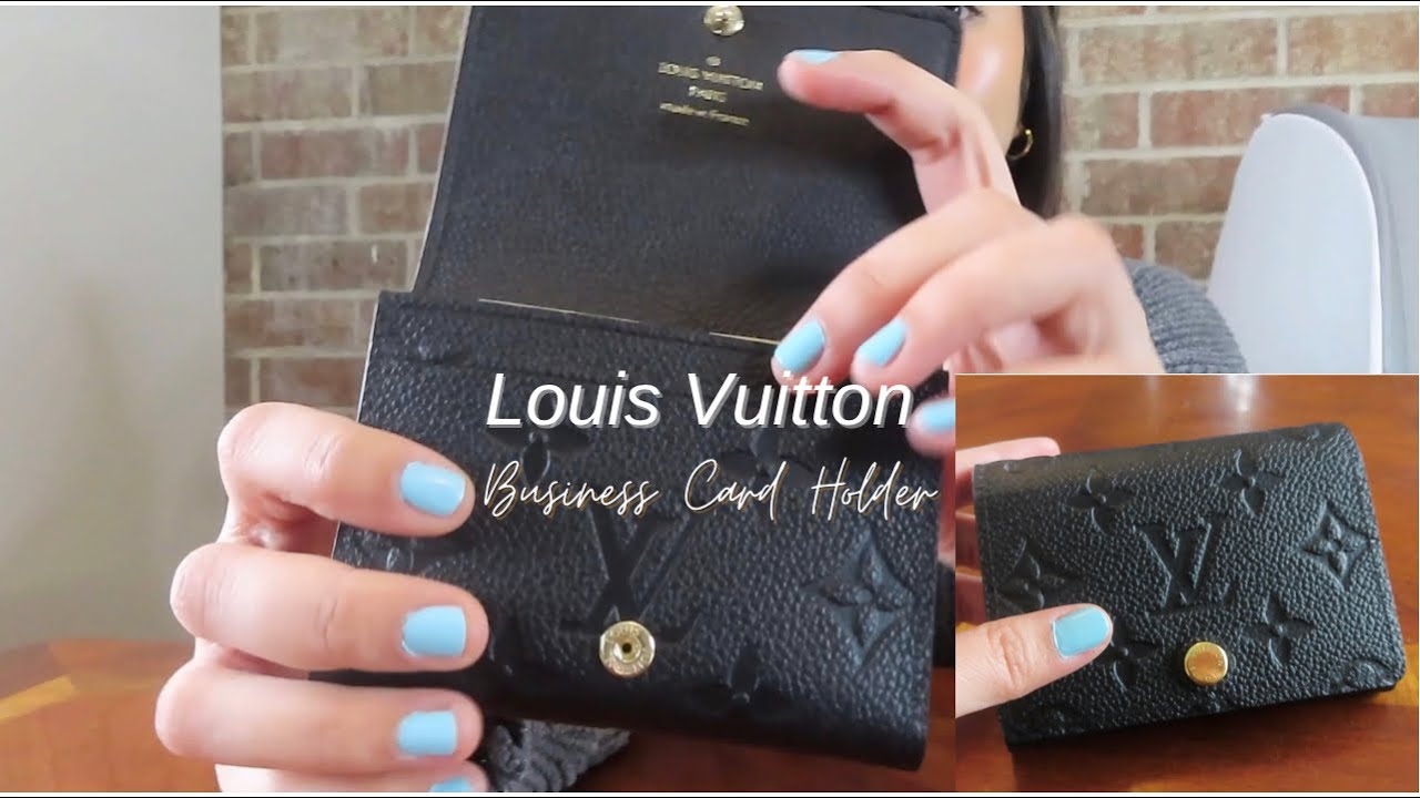 UNBOXING กระเป๋าใส่บัตรรุ่น ENVELOPPE CARTE DE VISITE สุดคุ้มค่าจาก LOUIS  VUITTON