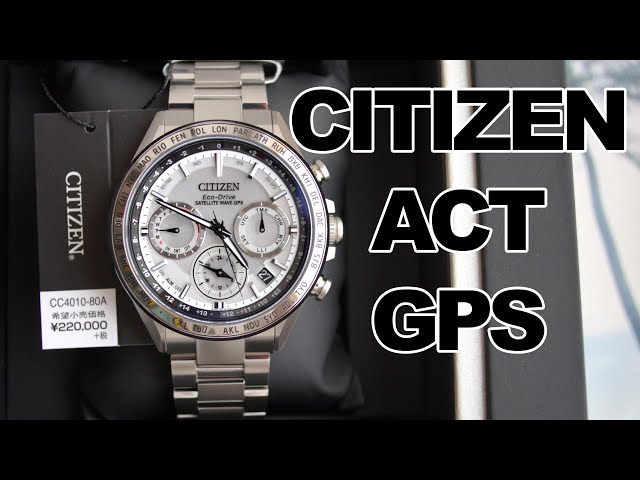 Citizen Act Line F950 CC4010-80A GPS - YouTube