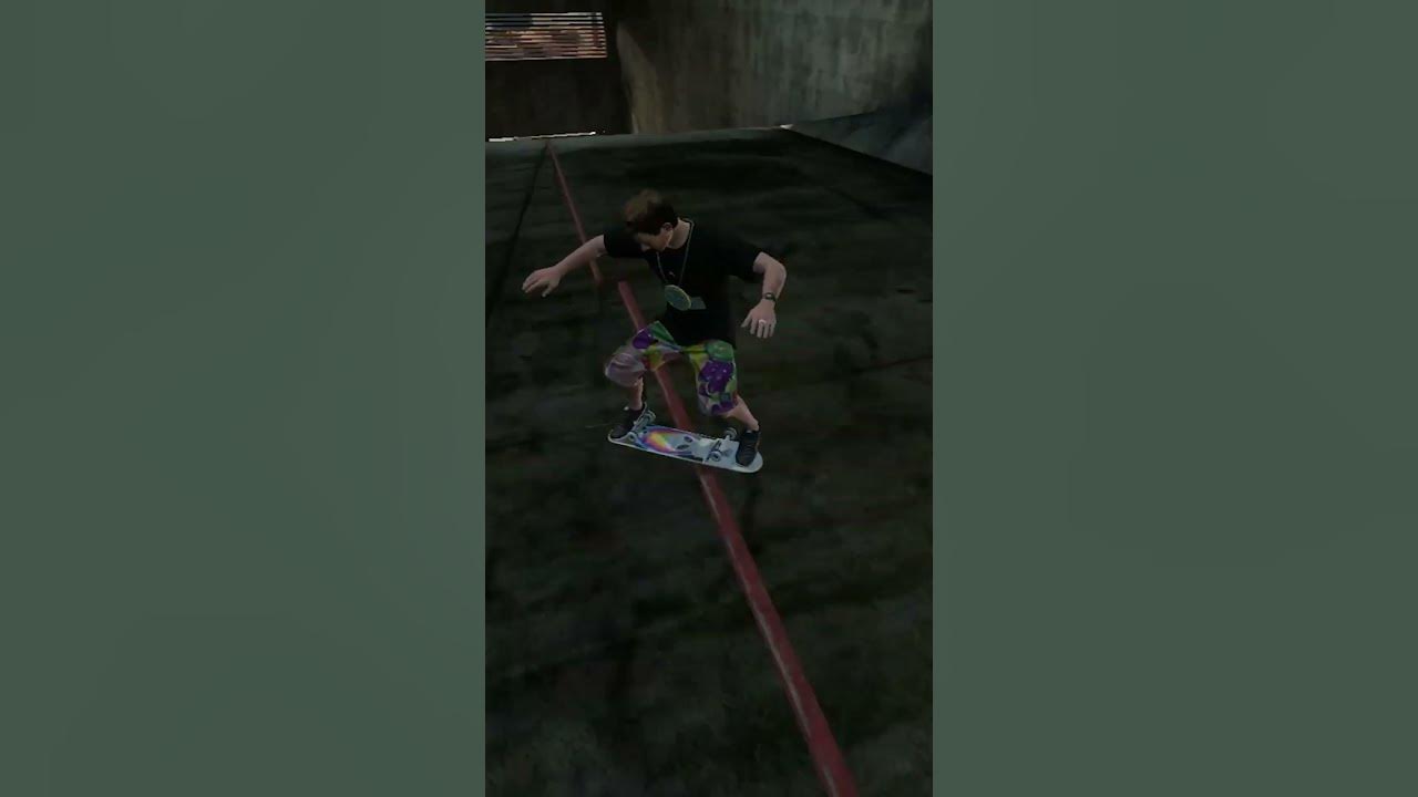 This is a 20 Rail Darkslide in Skate 3 shorts YouTube