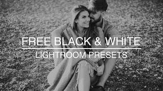 Free Black and White Lightroom Presets by FixThePhoto