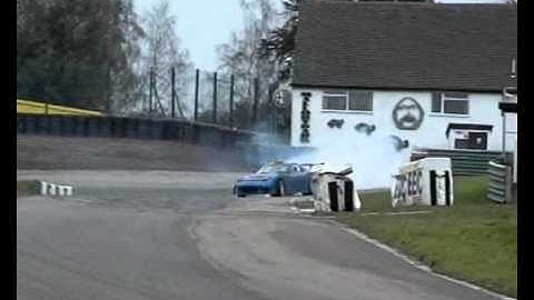 MPH CUSTOMS Kazama LS3 V8 RX7 - Testing @ Mallory Park 2010