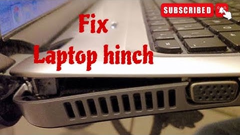 How to FIX LAPTOP HINGE in Just 10 Minutes - EASY TUTORIAL TECHNO EDITZ.C