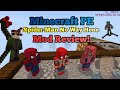 Becoming Spiderman?! 🕸️🕷️| Minecraft PE | Spiderman No Way Home Mod