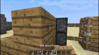 Fire's Redstone Tutorials  Episode 1 - Simple Piston Door