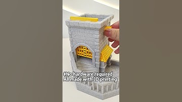 Mechanical dice tower print in place by 3D Techdesigns Printed on the Kingroon KLP1 3D Printer
