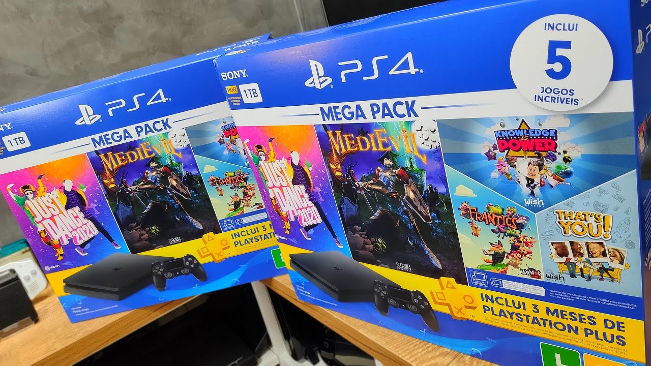 NEW PS4 SLIM MEGA PACK | 2214 - YouTube