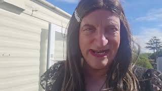271 - Crossdresser Dee - Sunday in a new dress