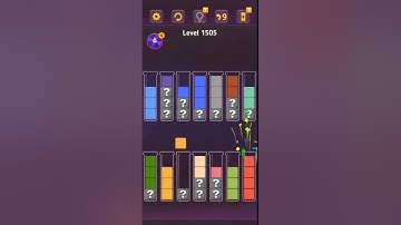 Block King Sort Puzzle Level 1501 to Level 1510