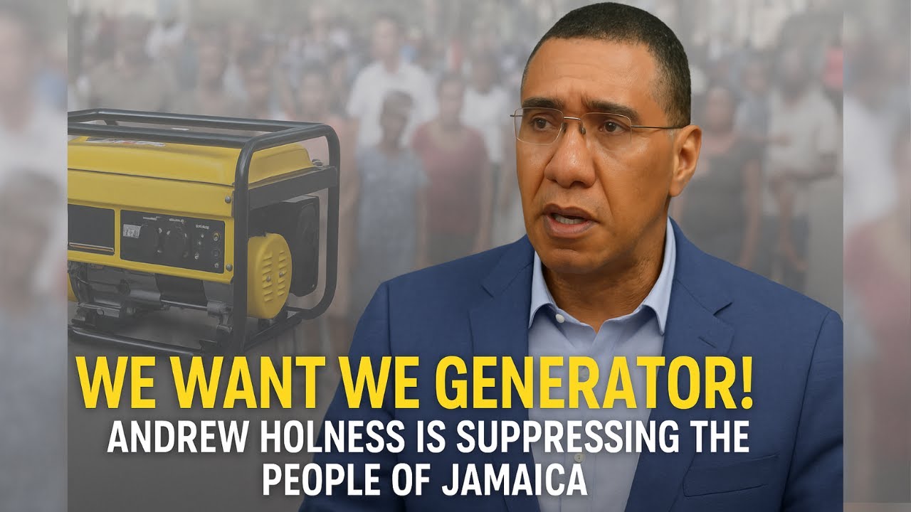 We Want We Generator! Andrew Holness Under Fire for Loaning Donated Aid