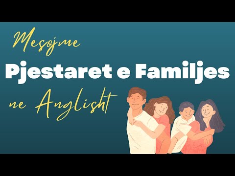 Video: Familja është njëjës apo shumës në anglisht?