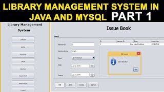 Library Management System Project in Java Part 1 screenshot 3