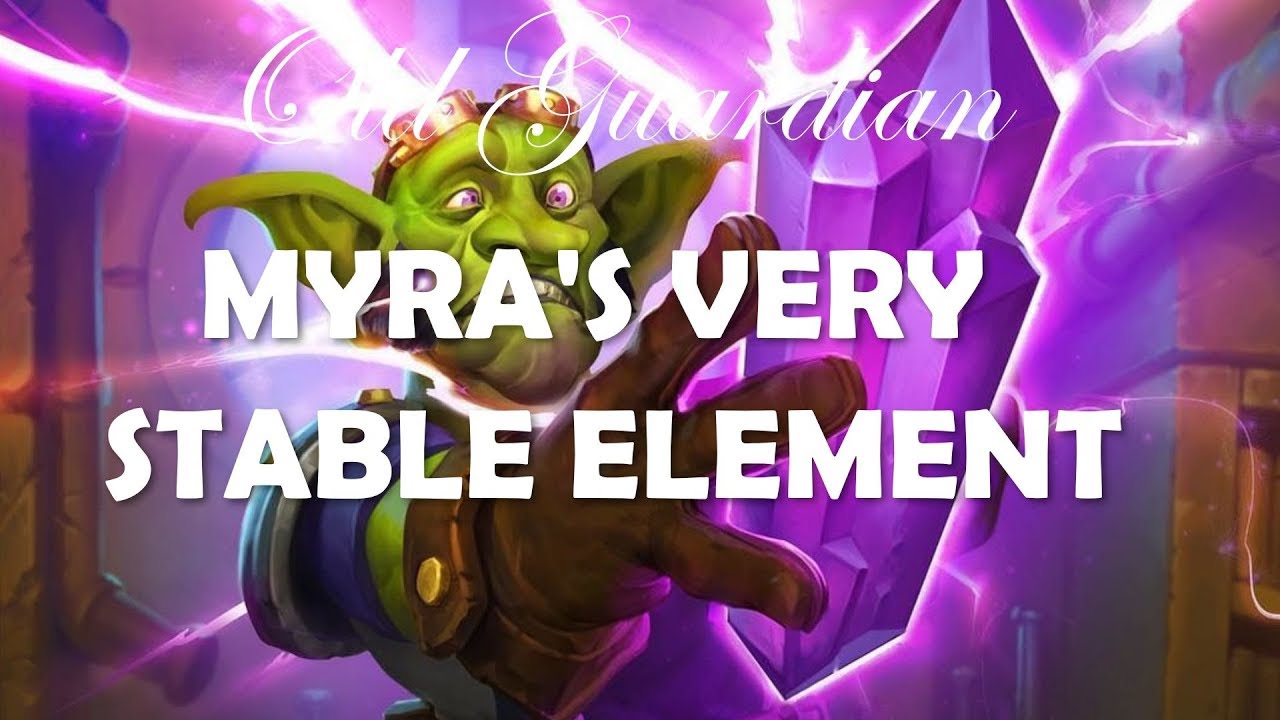 Myra's very stable element (Hearthstone Rastakhan Aggro Kingsbane Rogue vs Big Spell Mage game)